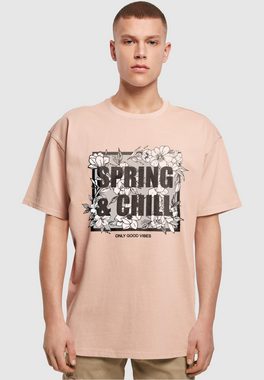 Merchcode T-Shirt Merchcode Herren Spring And Chill Heavy Oversized Tee (1-tlg)