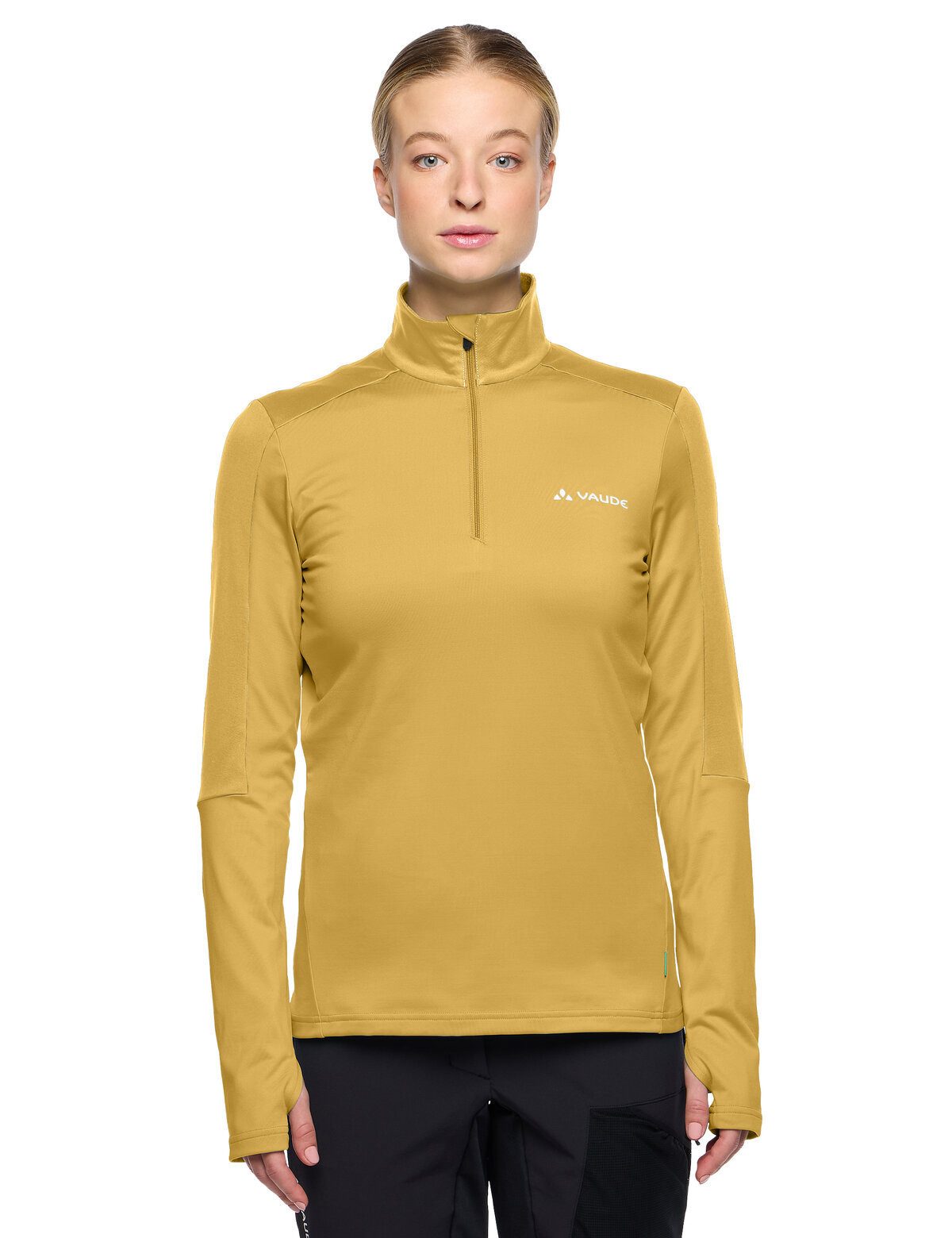 VAUDE Rundhalspullover Women's Livigno Halfzip II (1-tlg) Fleecepullover für Berg- und Outdoorsport