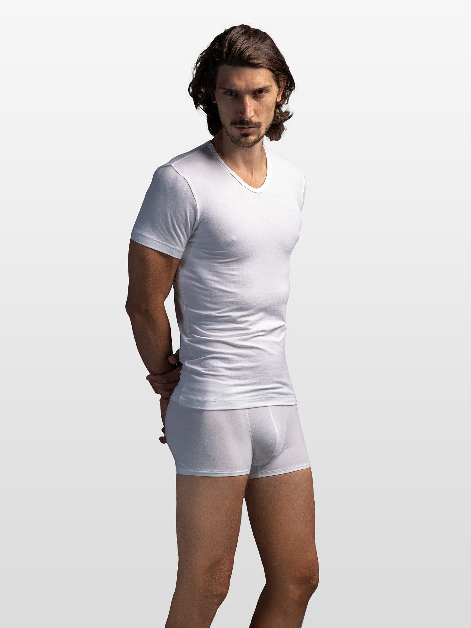 Olaf Benz T-Shirt V-Neck RED 1601