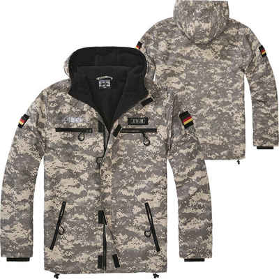 BWuM Windbreaker BWuM Tactical Windbreaker Zipper Fleece + Patch & Flaggen