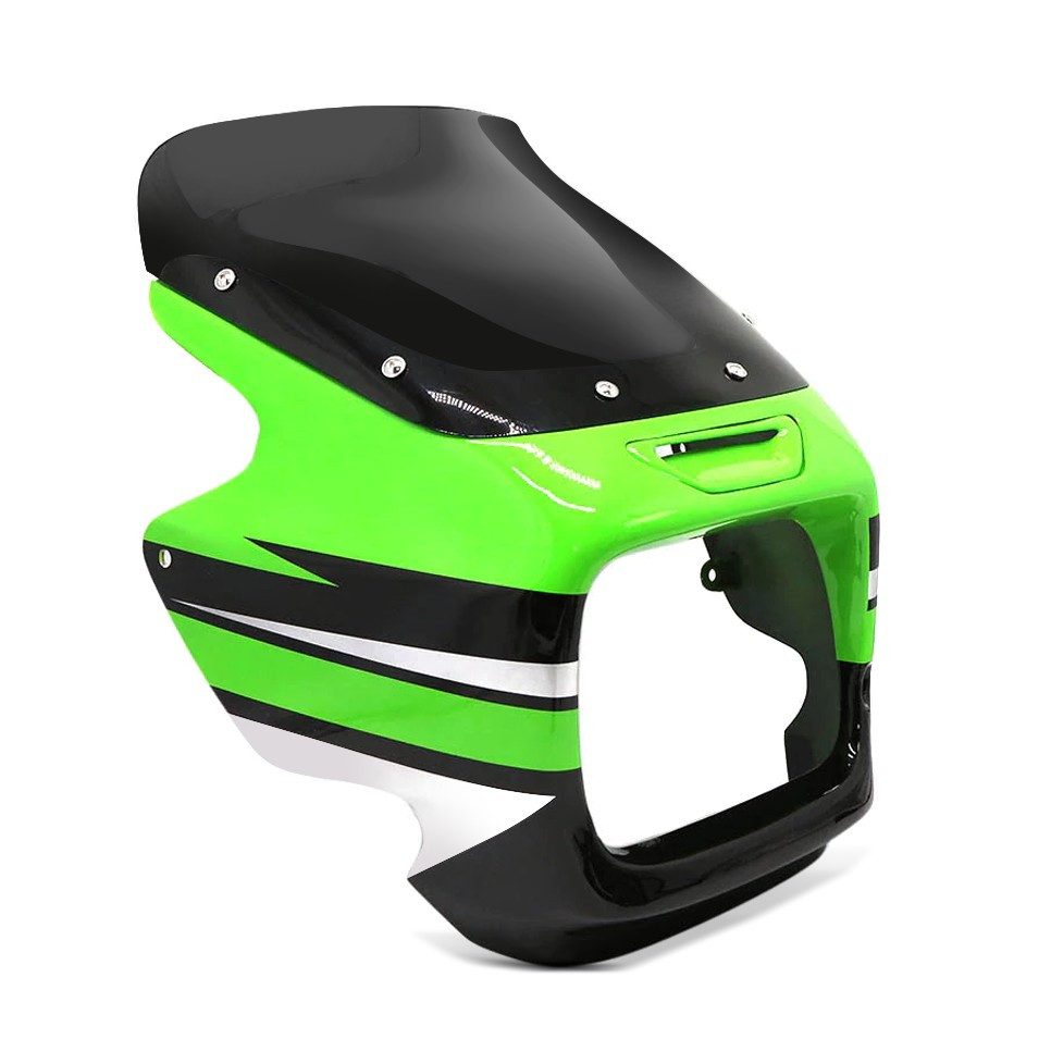 Schutzblech Lampenmaske / Lichtmaske + Windschild für für Kawasaki ZRX 1100 97-00