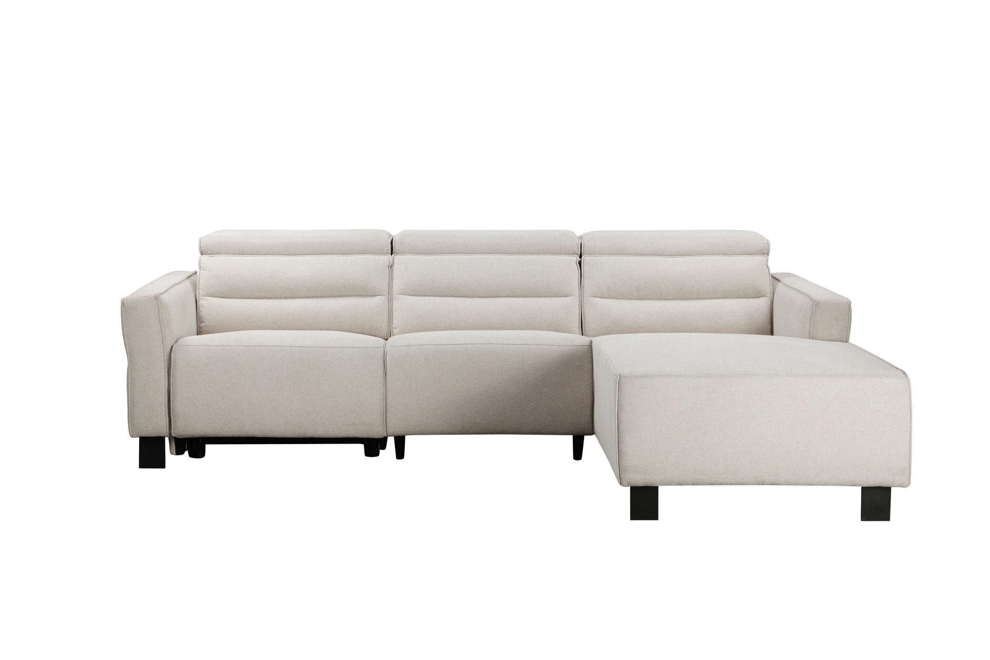 Places of Style Ecksofa "Carpari, L-Form, 263 cm, manuelle o. elektrische R günstig online kaufen