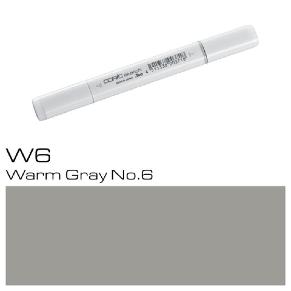Thumbnail - COPIC Marker Sketch Typ W - 6 Marker, (1-tlg)