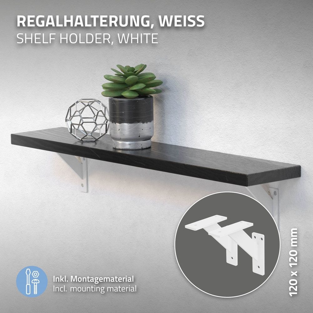 ML-DESIGN Wandregalhalter Regalhalterung aus Aluminium, Wandregal, günstig online kaufen