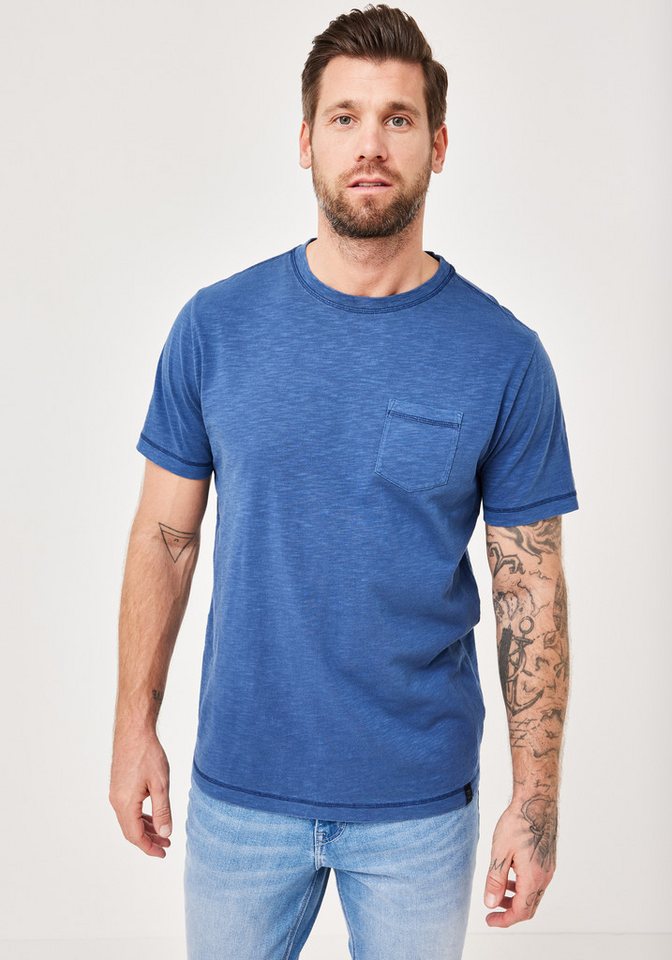 Paddock's Kurzarmshirt Rundhals T-Shirt aus reiner Baumwolle