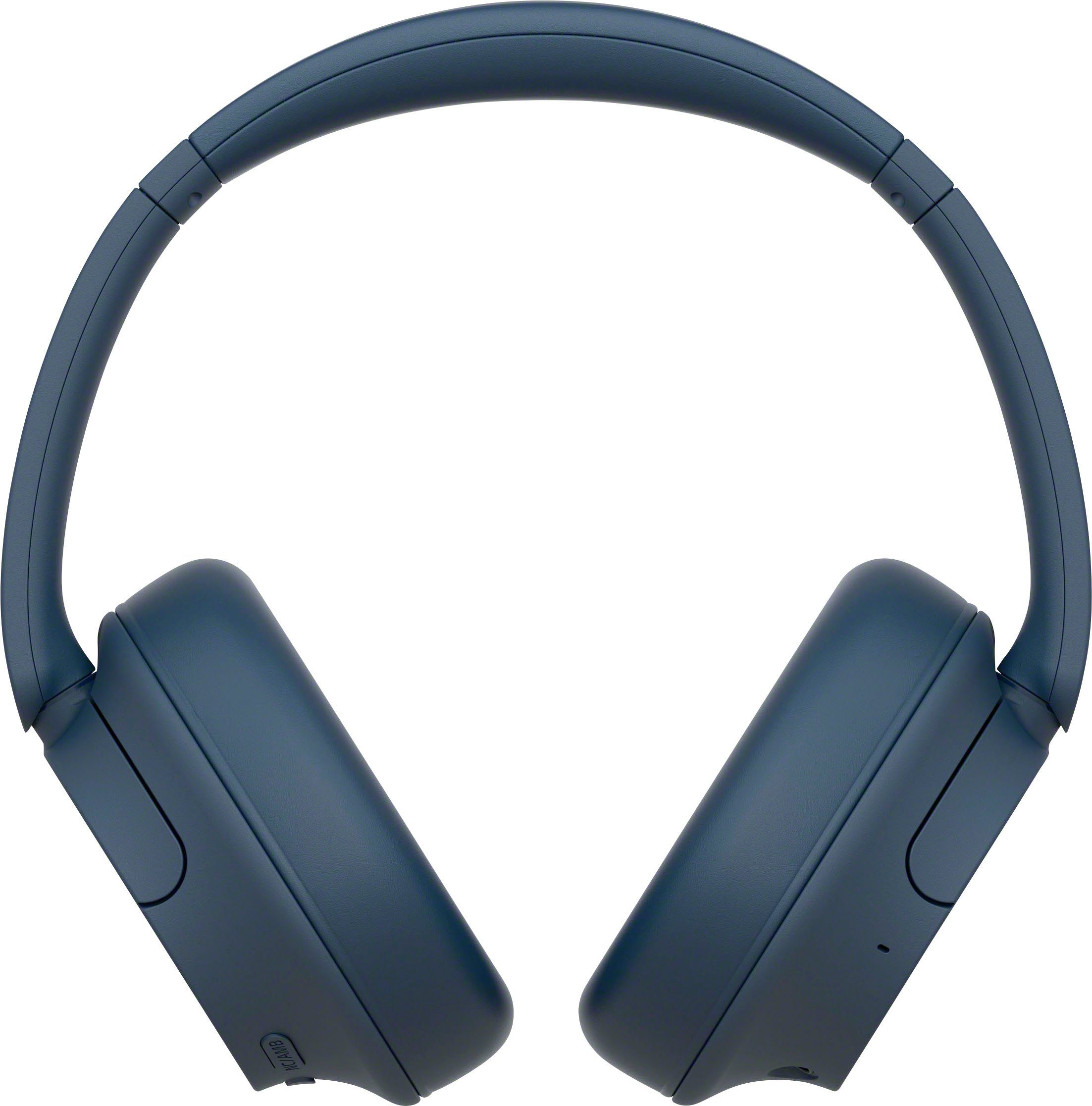 Sony WH-CH720N Over-Ear-Kopfhörer (Freisprechfunktion, Google Musik, Alexa, Multi-Point-Verbindung, Blau integrierte Sprachsteuerung, LED für und Assistant, Ladestandsanzeige, Steuerung Bluetooth) Noise-Cancelling, Anrufe Siri