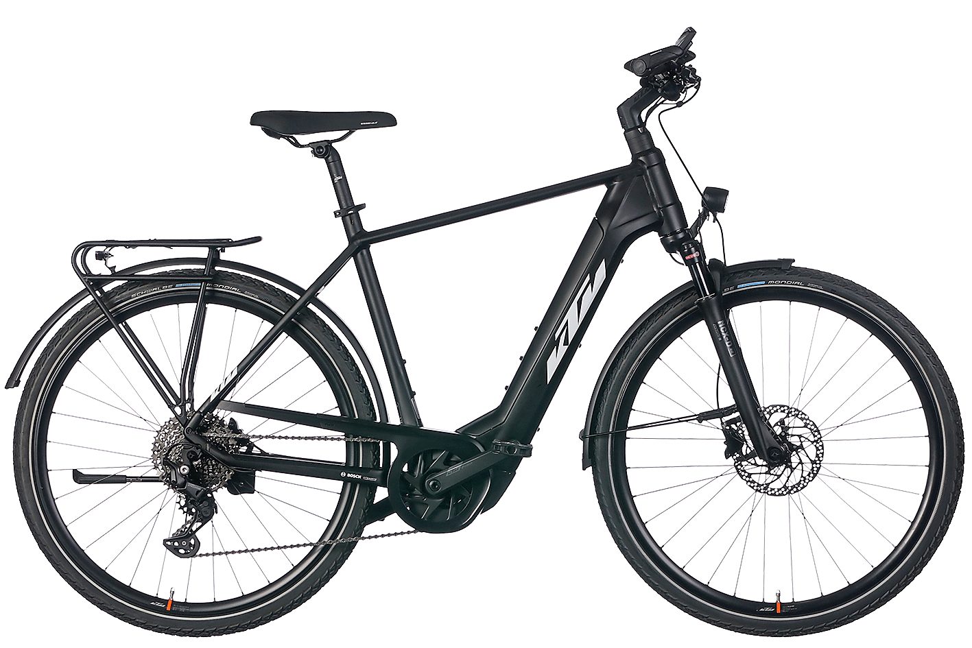 KTM E-Bike KTM Power Sport 10 625 Wh Herren schwarz 2024, 10 Gang Shimano Deore M5130-10 LG shadow+, Kettenschaltung, Bosch Performance Line CX smart System, 625 Wh