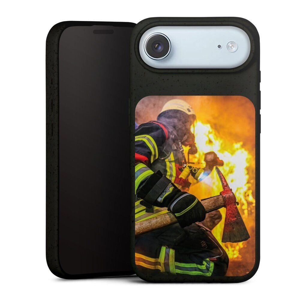 DeinDesign Handyhülle Feuerwehr Feuer Lebensretter Volunteer Firefighter, Apple iPhone Air Organic Case Bio Hülle Nachhaltige Handyhülle