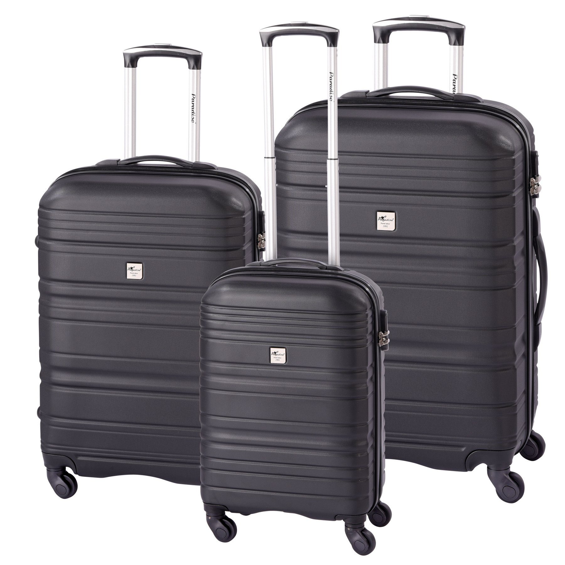 Paradise by CHECK.IN Валізиset Santiago, (3 tlg), 3tlg Reisekoffer Trolley Hartschale Валізи Set Travel