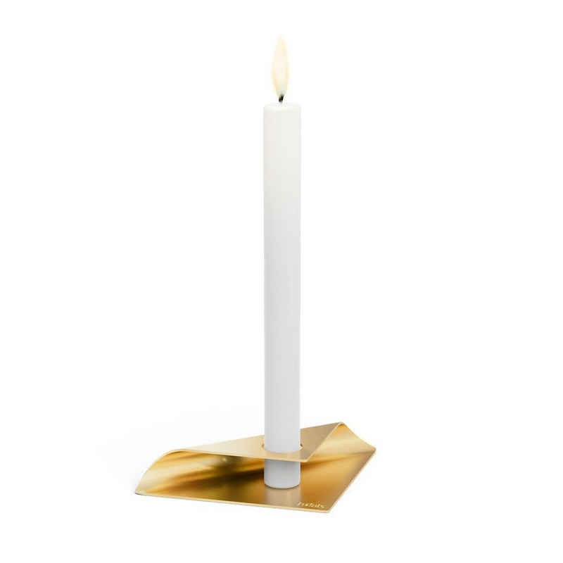 höfats Kerzenhalter »SQUARE CANDLE« (Kerzenhalter, 1 St., gold), aus Edelstahl