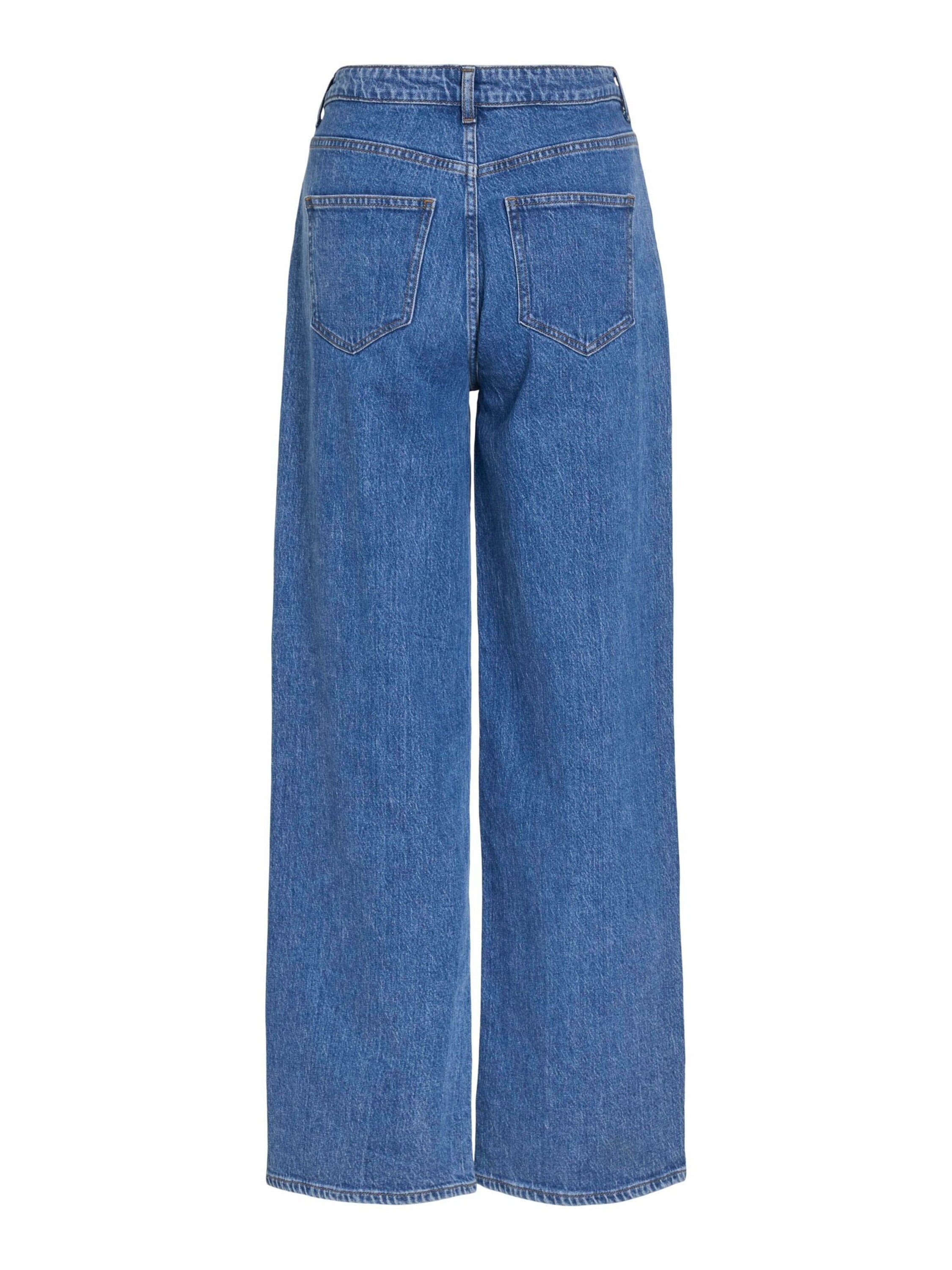 Vila Weite Jeans Freya (1-tlg) Plain/ohne Details günstig online kaufen