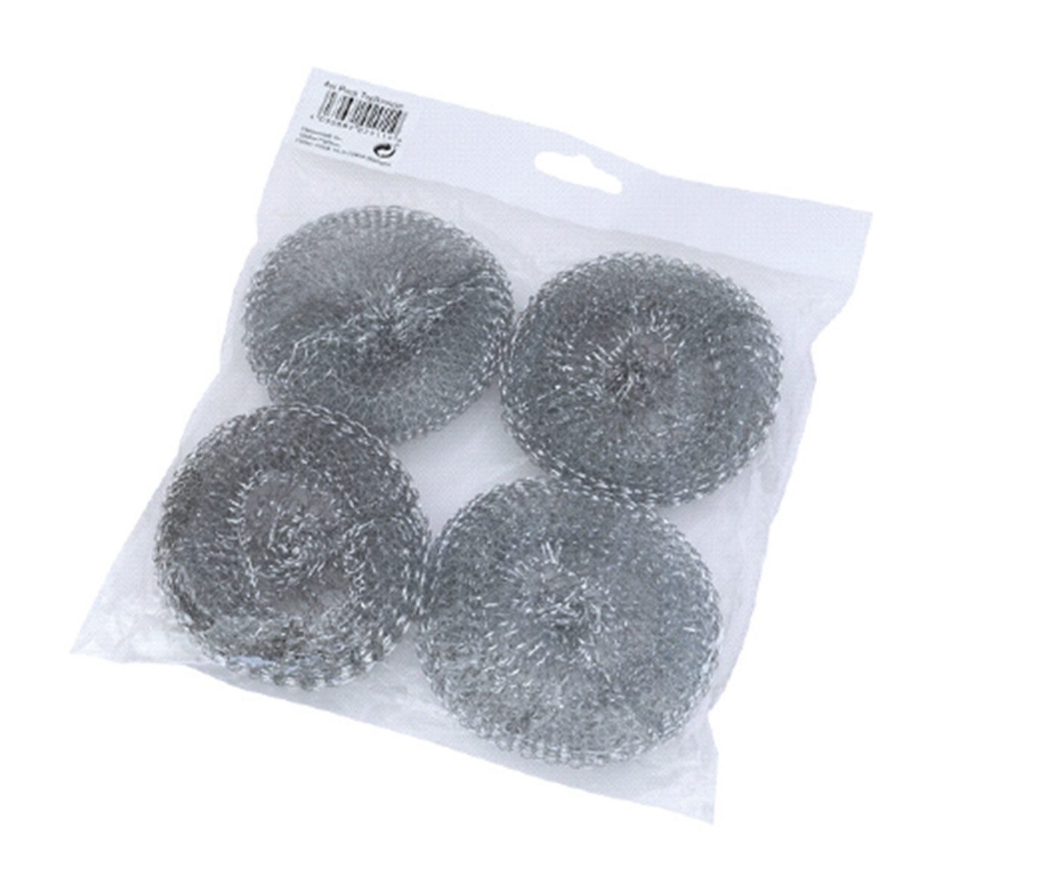 Reinigungsschwamm Topfkratzer Metall, 4er Pack, Topfreiniger Metallschwamm Scheuerschwamm Spülschwamm Reinigungspad