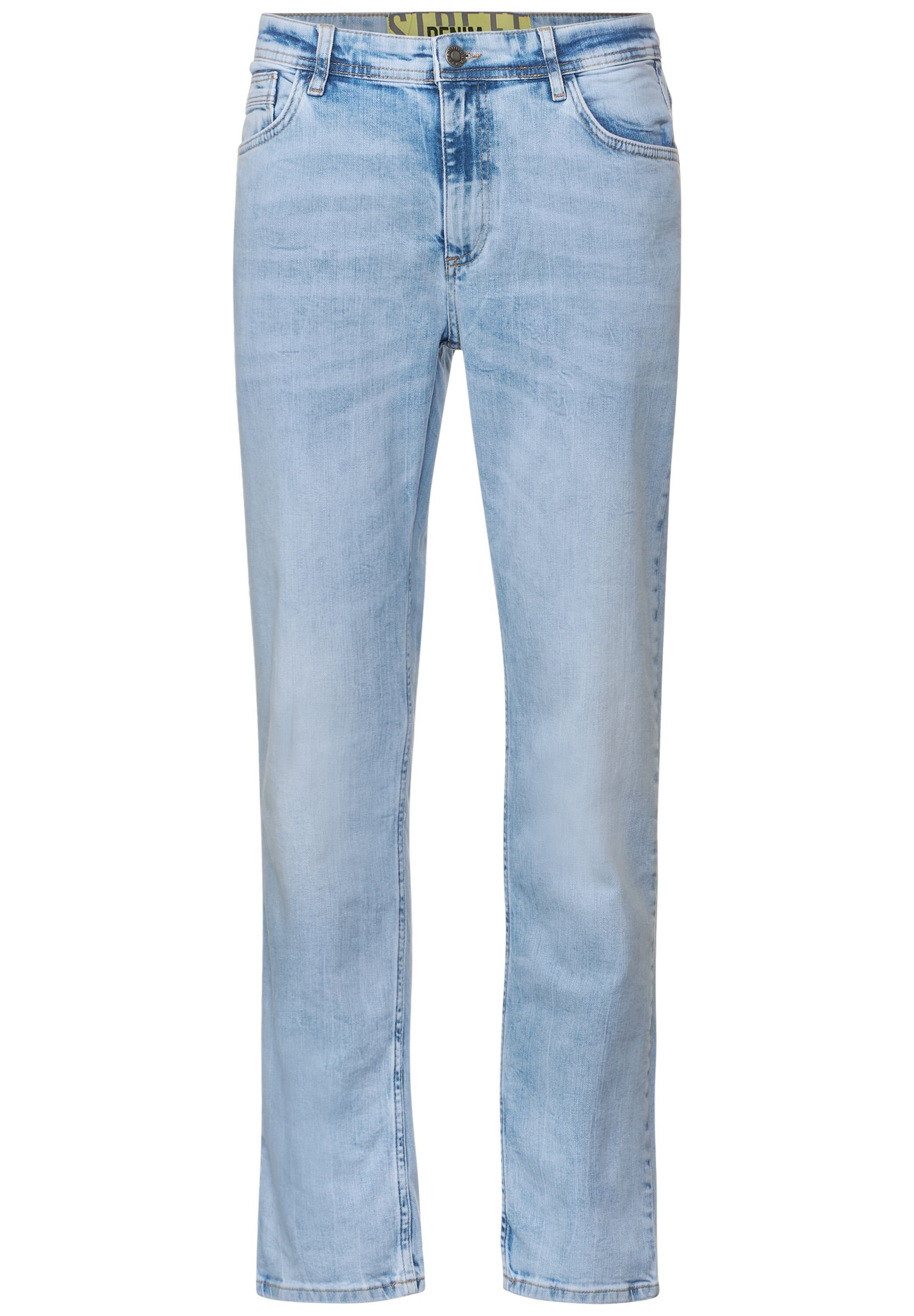 ONE MEN 5-Pocket-Style Jeans Gerade STREET