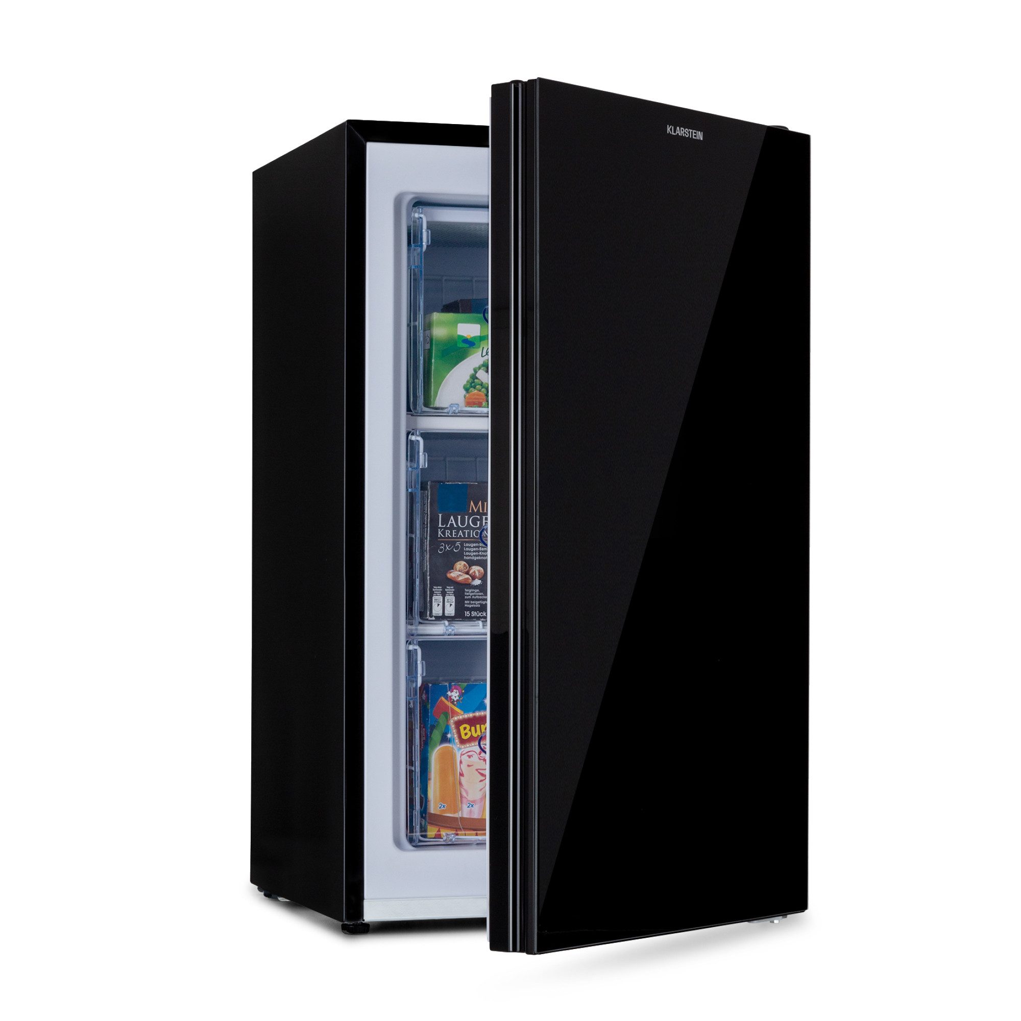 Klarstein Gefrierschrank 10045804, 84.5 cm hoch, 47 cm breit, Tiefkühlschrank freistehend Gefriertruhe Gefrierschrank groß Kühltruhe
