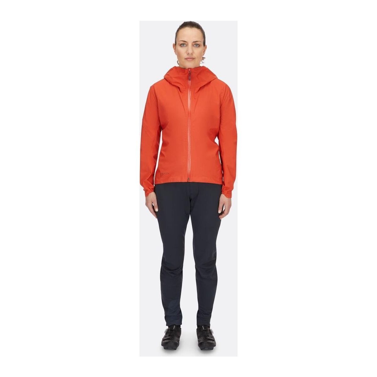 Rab Fahrradjacke Cinder Downpour Light Jacket Wmns Leichte, wasserdichte Radjacke mit optimaler Passform und