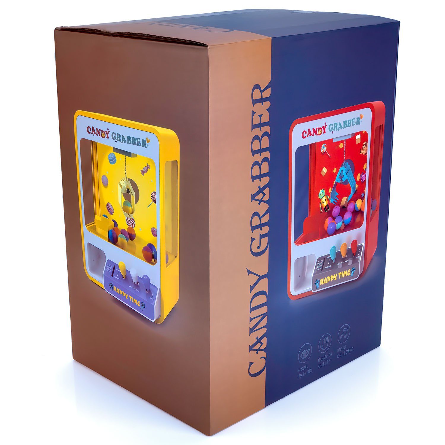 Goods+Gadgets Spieltisch Spieltisch Candy Grabber – Süßigkeitenautomat & Greifautomat mit USB, (Süßigkeitenautomat Süßigkeiten Greifautomat), Spielautomat mit U – Bild 4 von 4