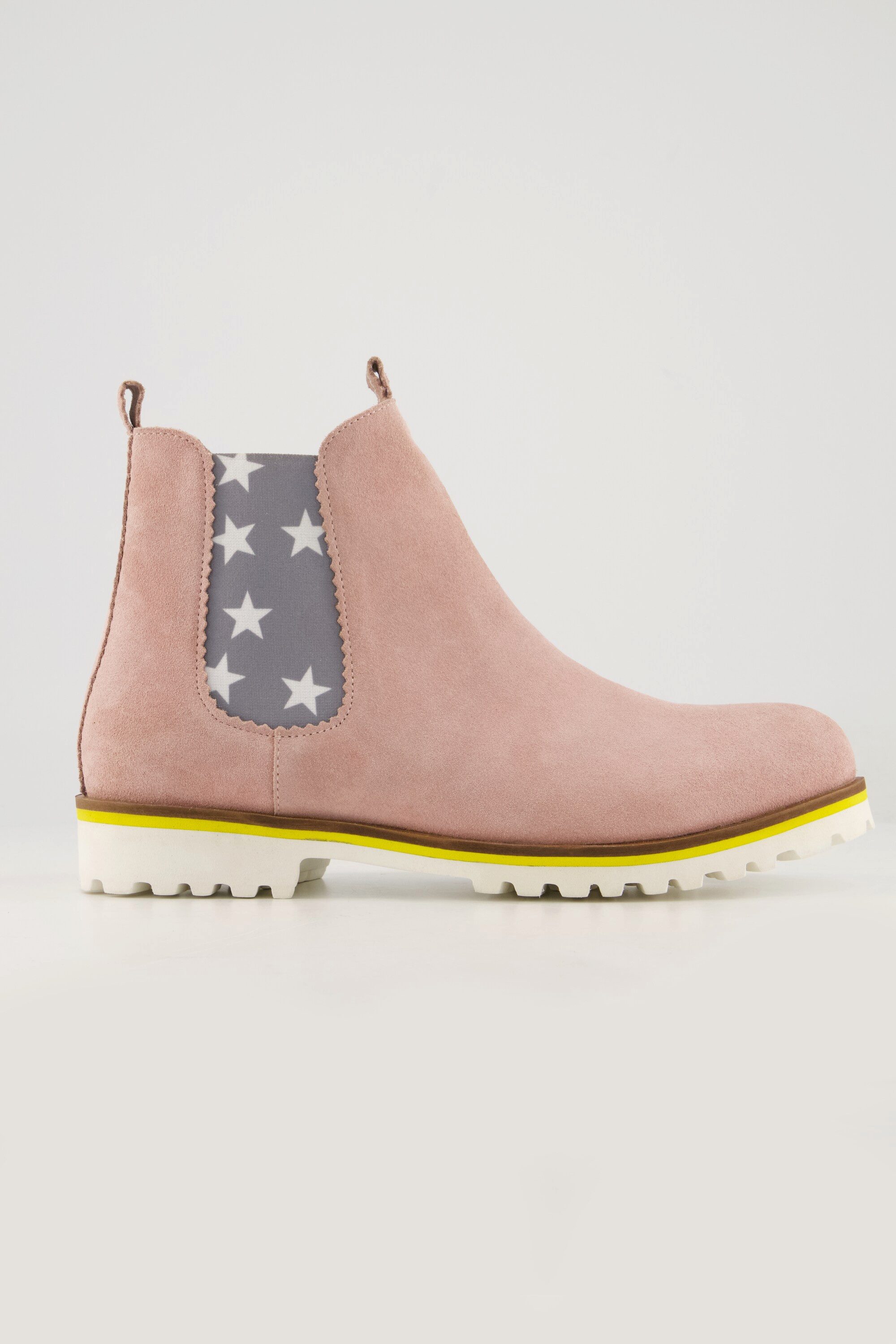 Ulla Popken Chelseaboot Stretcheinsatz Sterne Weite H Stiefel