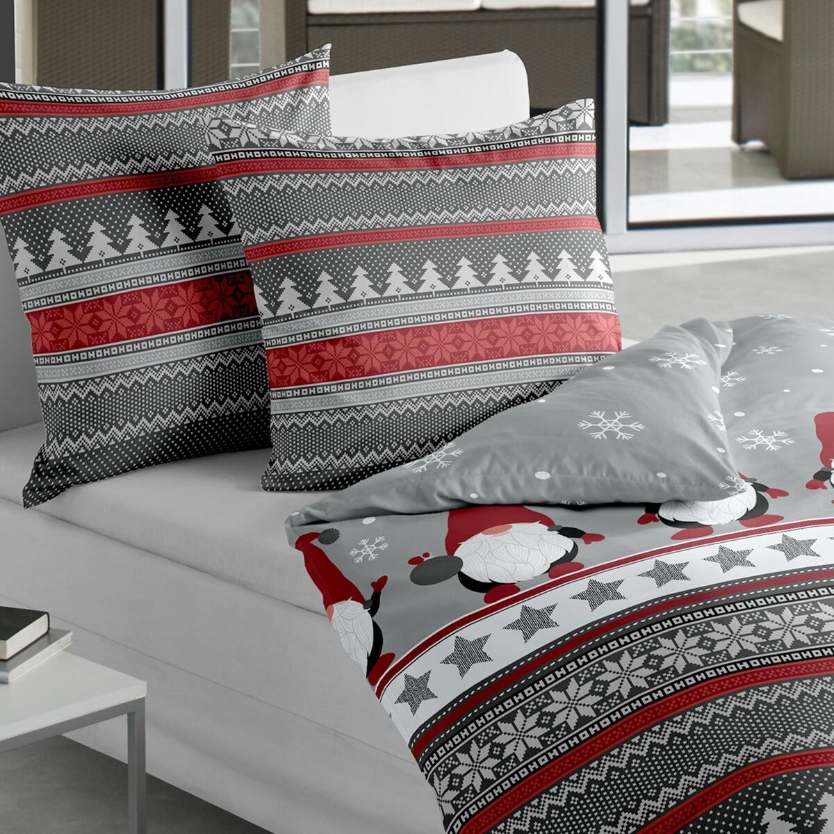 TRAUMSCHLAF Bettwäsche Wichtel, Biber, 2 teilig, kuschelige Feinbiber Quali günstig online kaufen