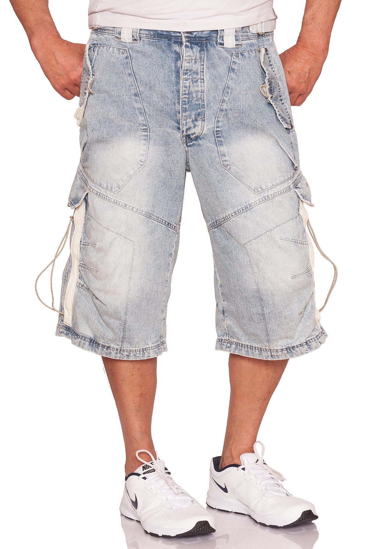 Jet Lag Shorts Evan Baggy Style Bleached oder Light Navy günstig online kaufen