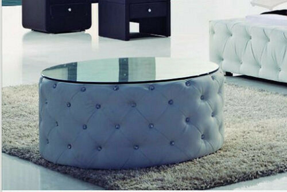 JVmoebel Couchtisch Couch Tisch Beistell Design Chesterfield Wohnzimmer Runde Tische