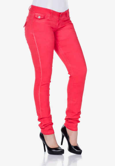 Cipo & Baxx Slim-fit-Jeans mit figurbetontem Slim Fit-Schnitt