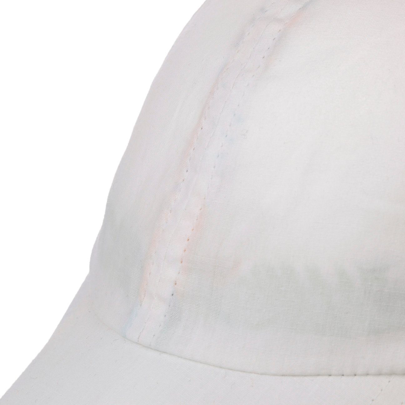 Basecap Cap mit Baseball Lipodo Schirm (1-St) weiß