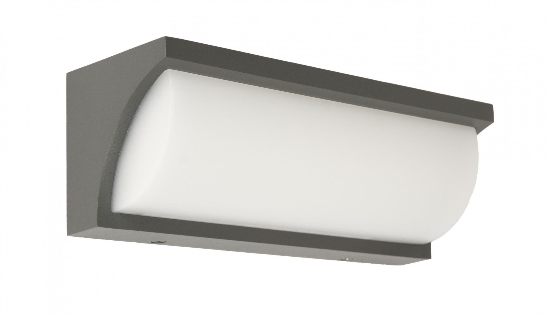 Licht-Erlebnisse Außen-Wandleuchte TENBOS, LED fest integriert, Neutralweiß, LED Wandleuchte Anthrazit IP65 Modern Außen | Wandleuchten