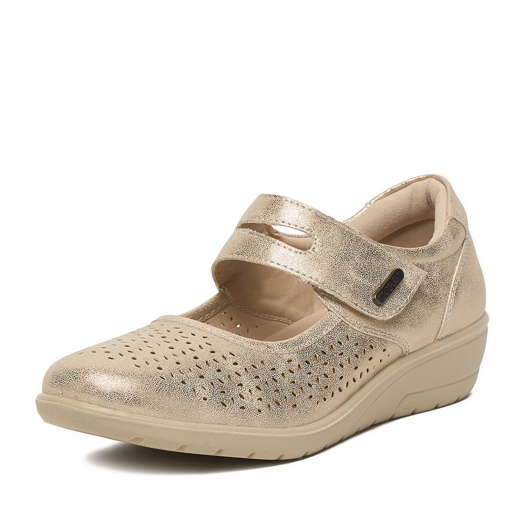 Go Soft Go Soft Damen-Sneaker in Gold, niedrig geschnitten Stiefel