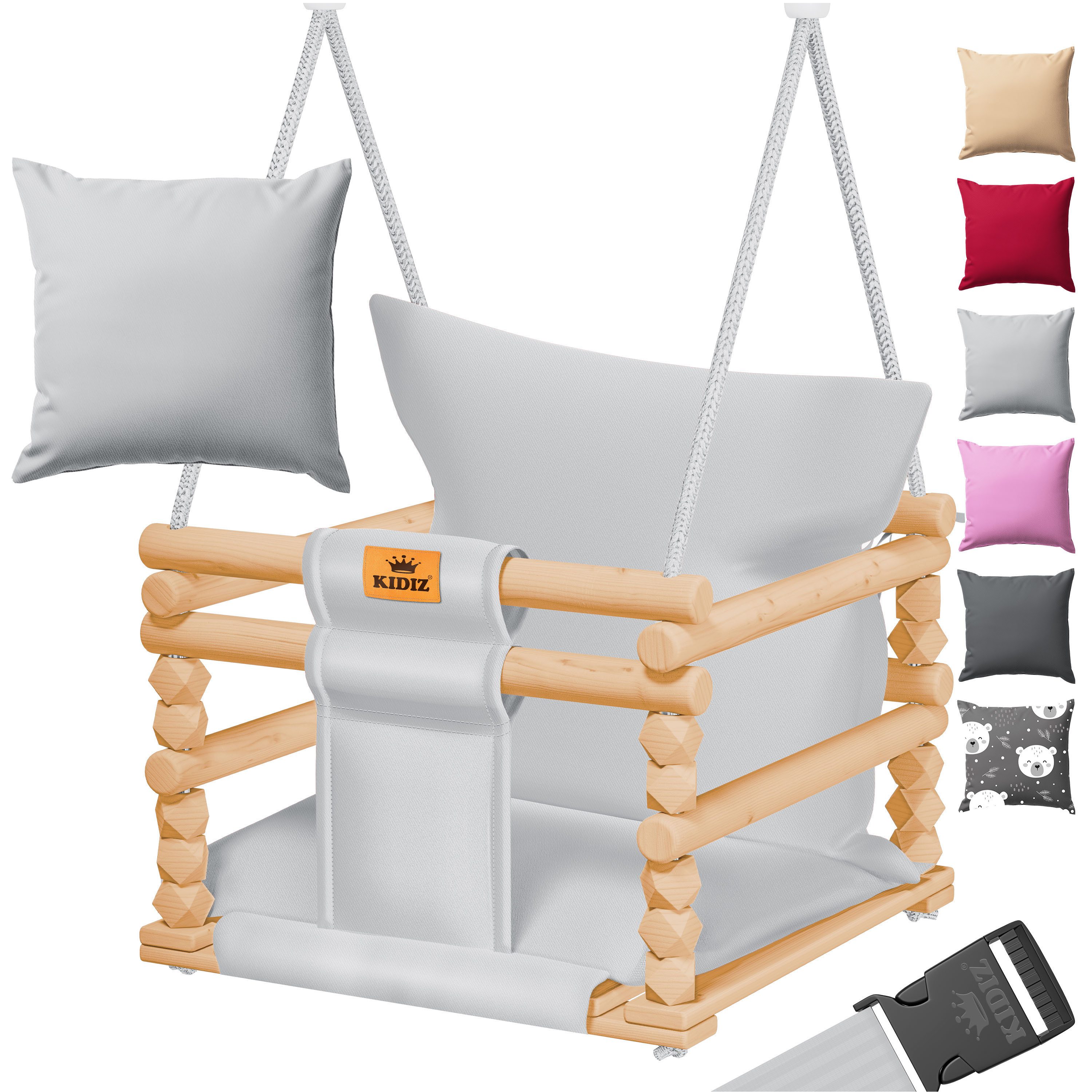 KIDIZ Babyschaukel, Kinderschaukel Schaukelsitz mit Polsterung günstig online kaufen