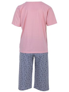 zeitlos Schlafanzug Pyjama Set Capri - Schmetterling