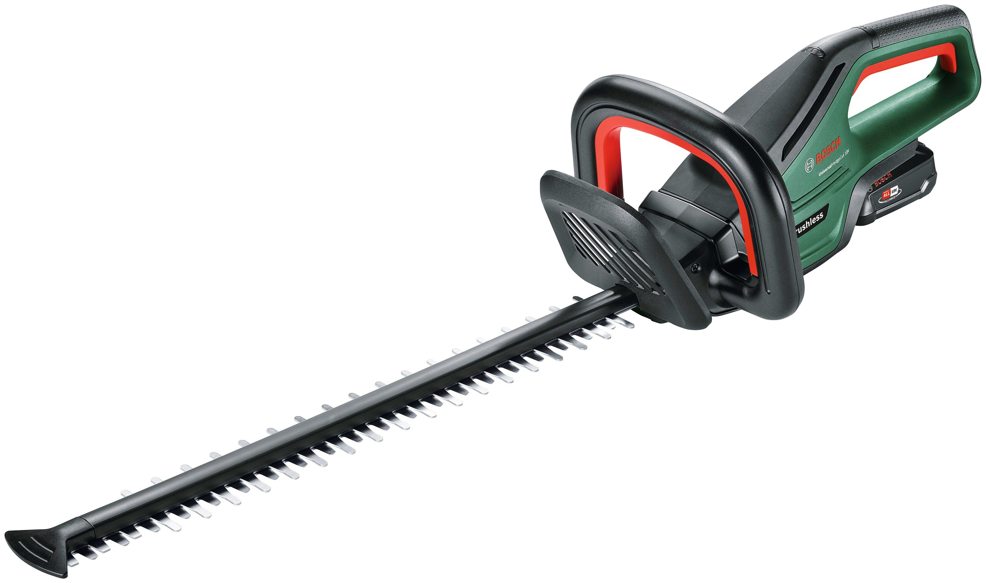 Bosch Home & Garden Akku-Heckenschere Universal Hedge Cut18-50, (Set), 50 cm Schnittlänge, mit Akku und Ladegerät