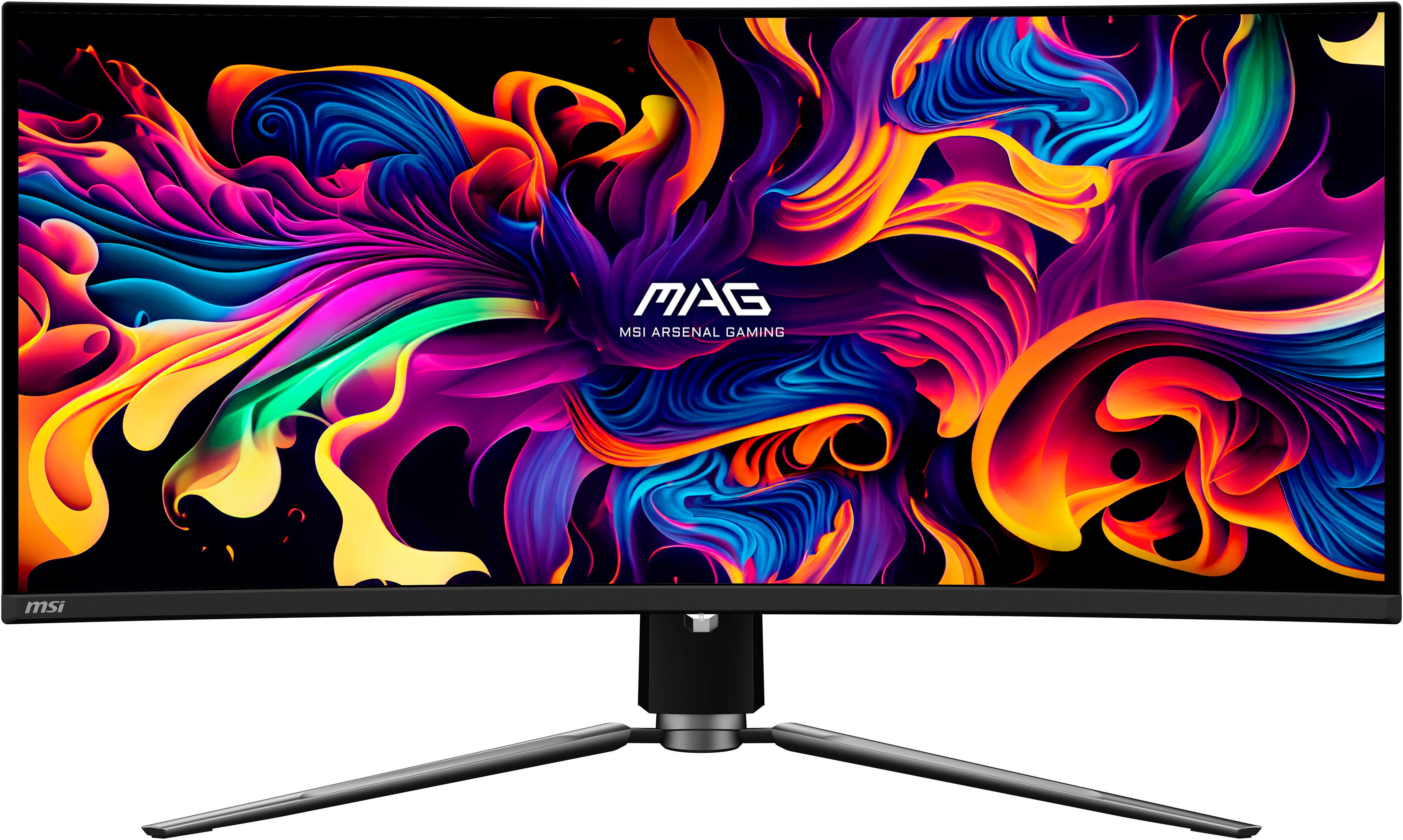 MSI MAG 341CQPDE QD-OLED TFT-Monitor (3440 x 1440 px, UltraWide Quad HD, 0,03 ms Reaktionszeit, 175 Hz, OLED, HDR, Kopfhörerbuchse, Höhenverstellbar)