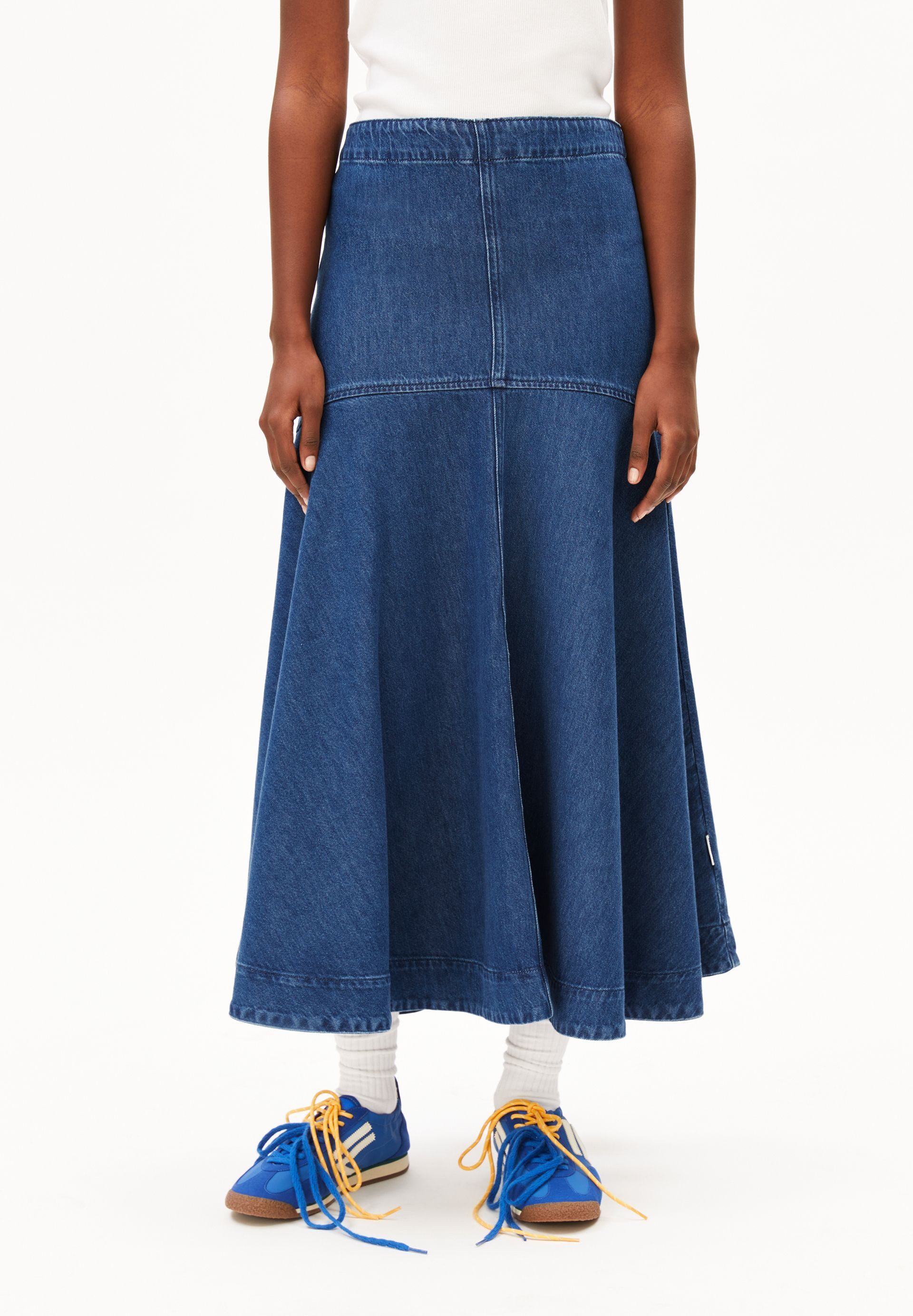Armedangels Jeansrock DENIM MIDI Jeansrock aus Bio-Baumwoll Mix Slim Fit