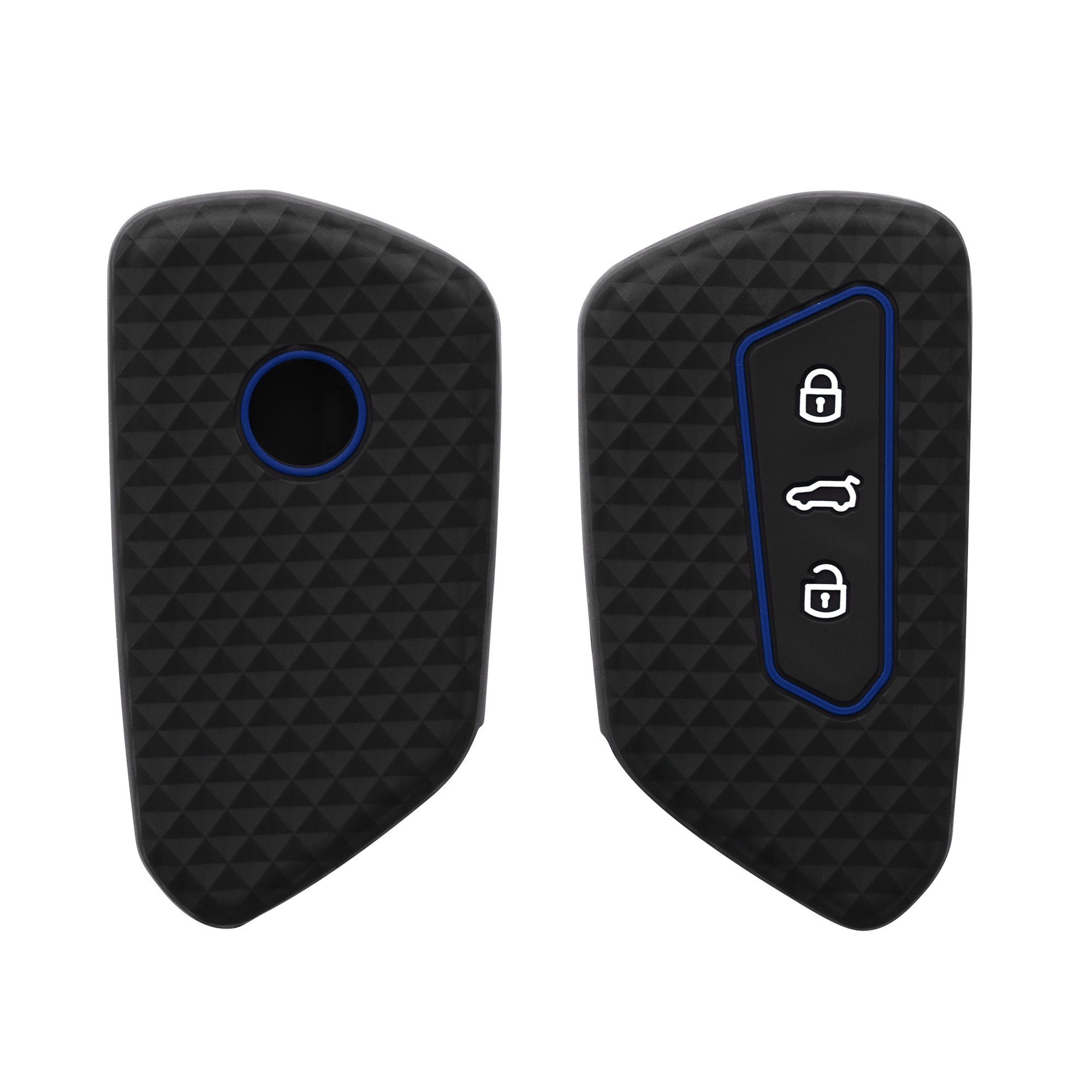 kwmobile Schlüsseltasche Autoschlüssel Silikon Hülle für VW Golf 8 (1-tlg), Schlüsselhülle Schlüssel Case Cover