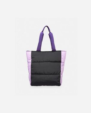 Becksöndergaard Shopper Relon Emery Tote Bag - Schultertasche Damen mit Magnetverschluss, aus recycltem Polyester in Ebony/Schwarz 32x38x12 cm