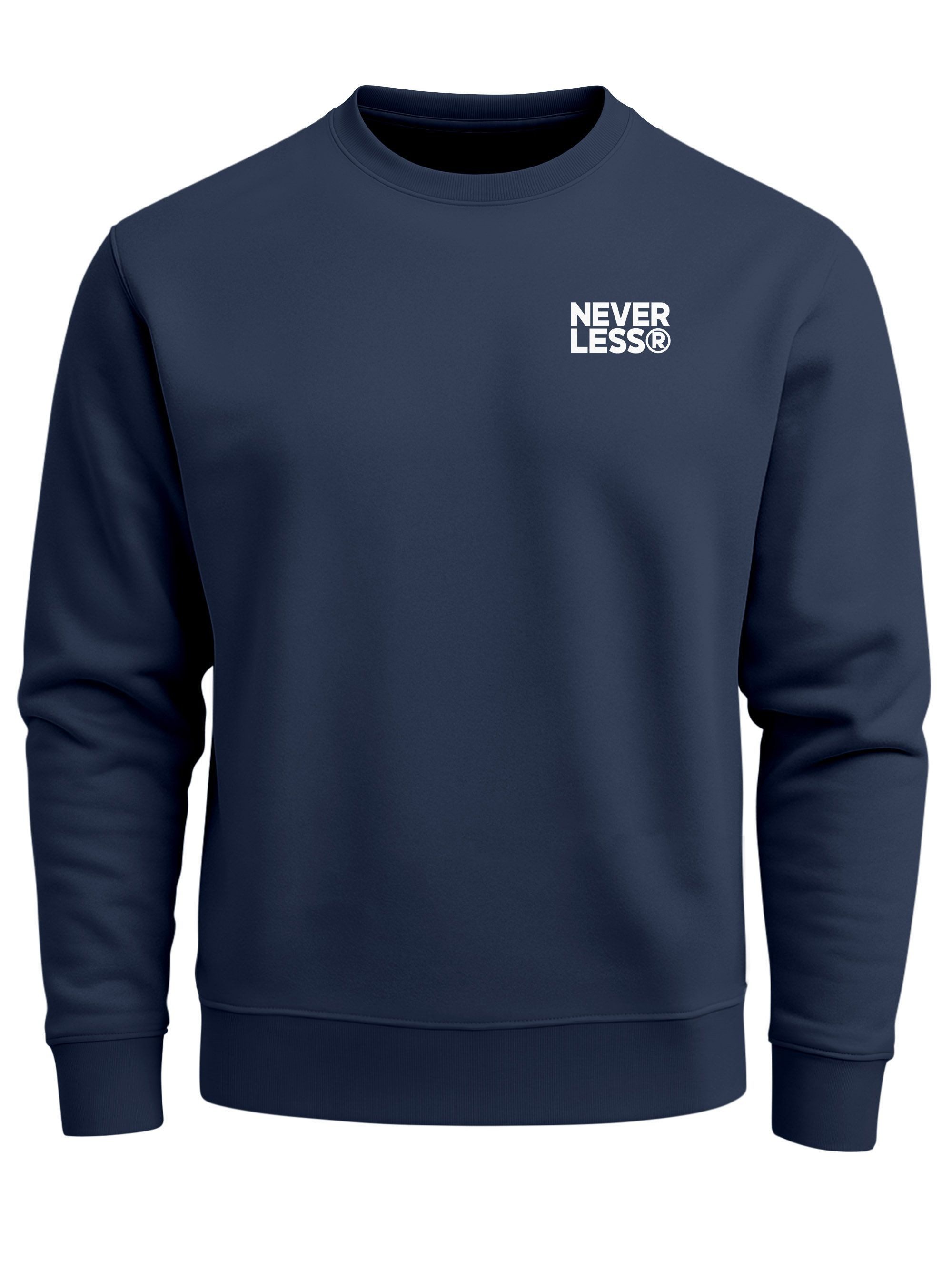 Sweatshirt Sweatshirt Herren Pullover mit Backprint Typographie Outdoor