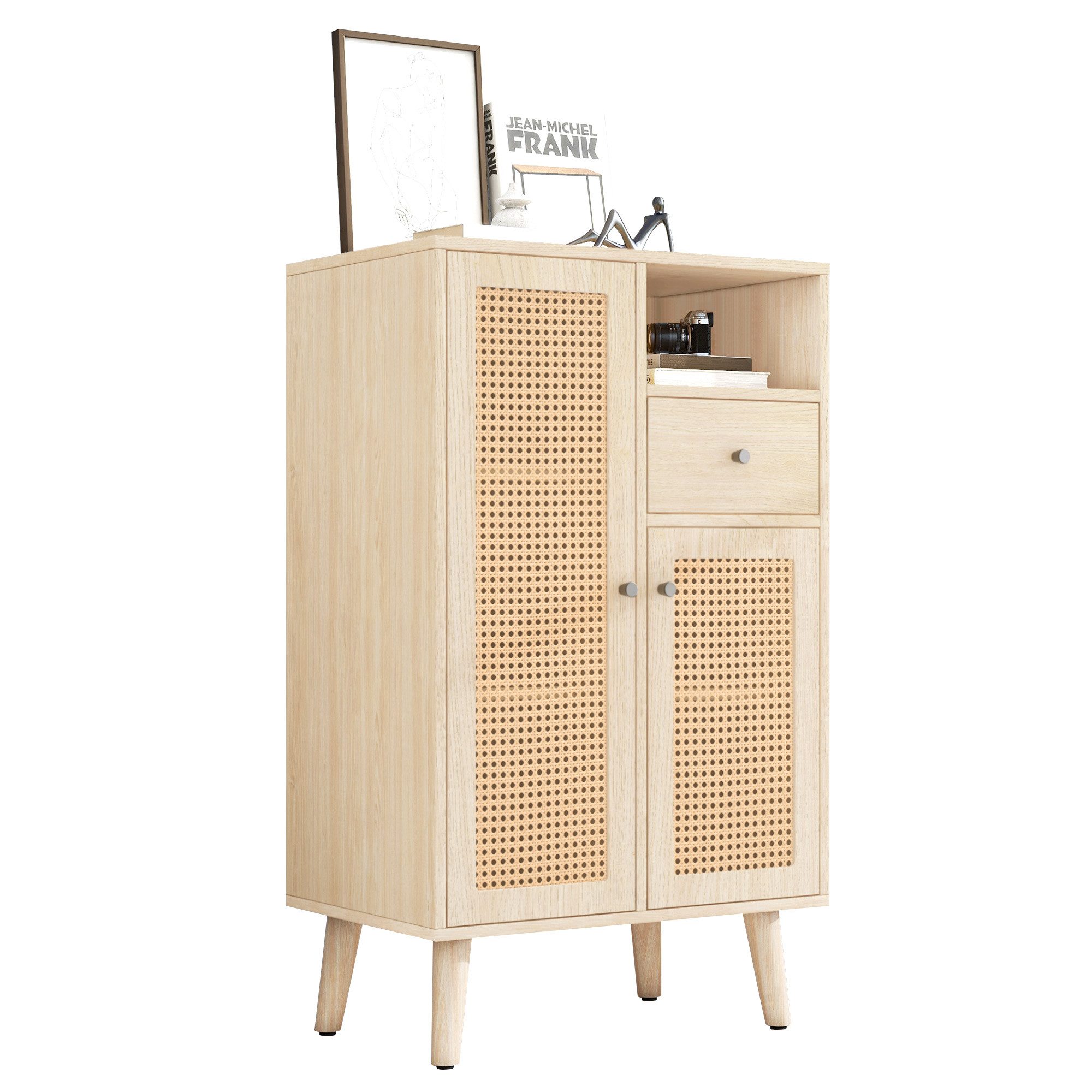 REDOM Sideboard Stauraum Schrank Holzoptik mit günstig online kaufen