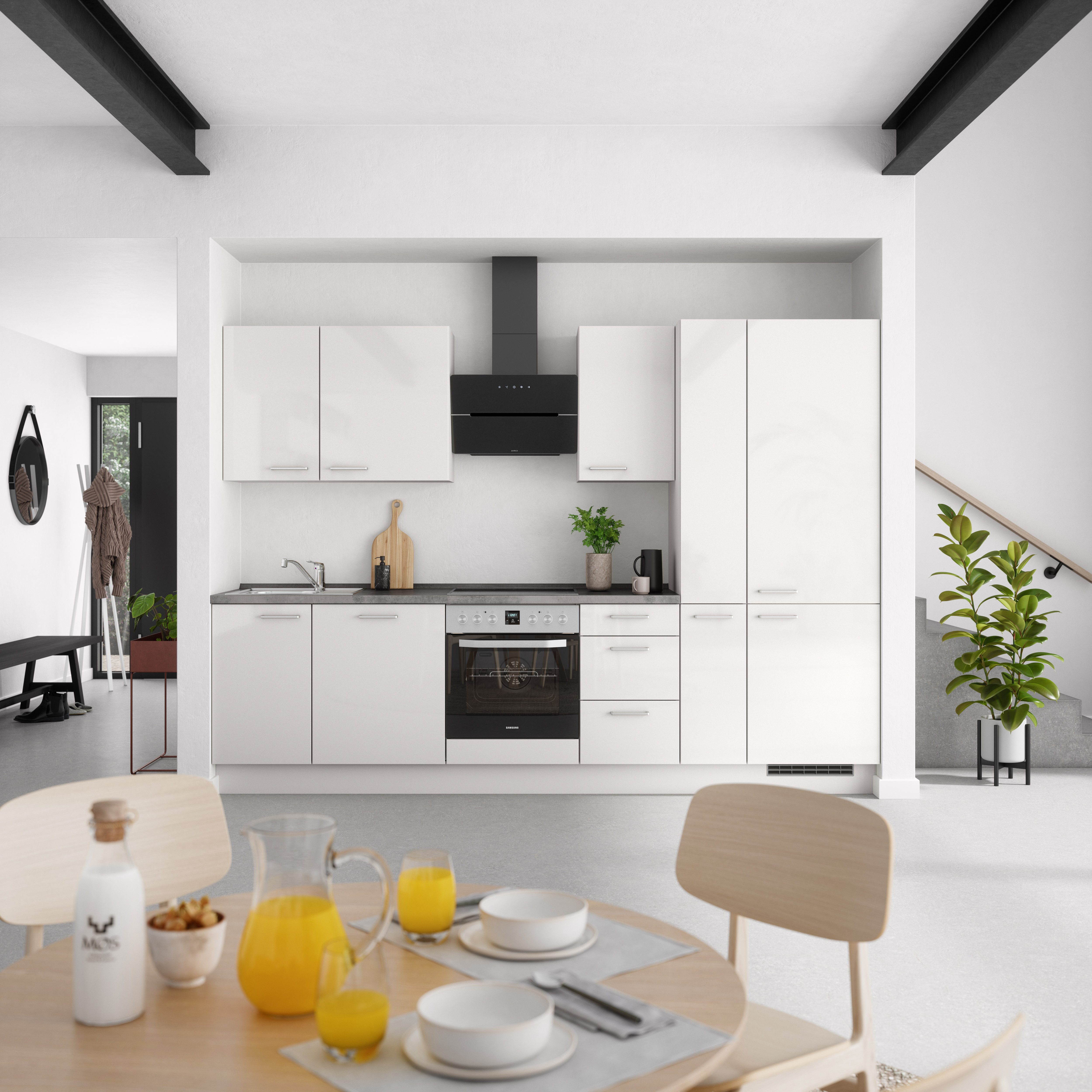 nobilia® Küchenzeile "Flash II", vormontiert, Ausrichtung günstig online kaufen