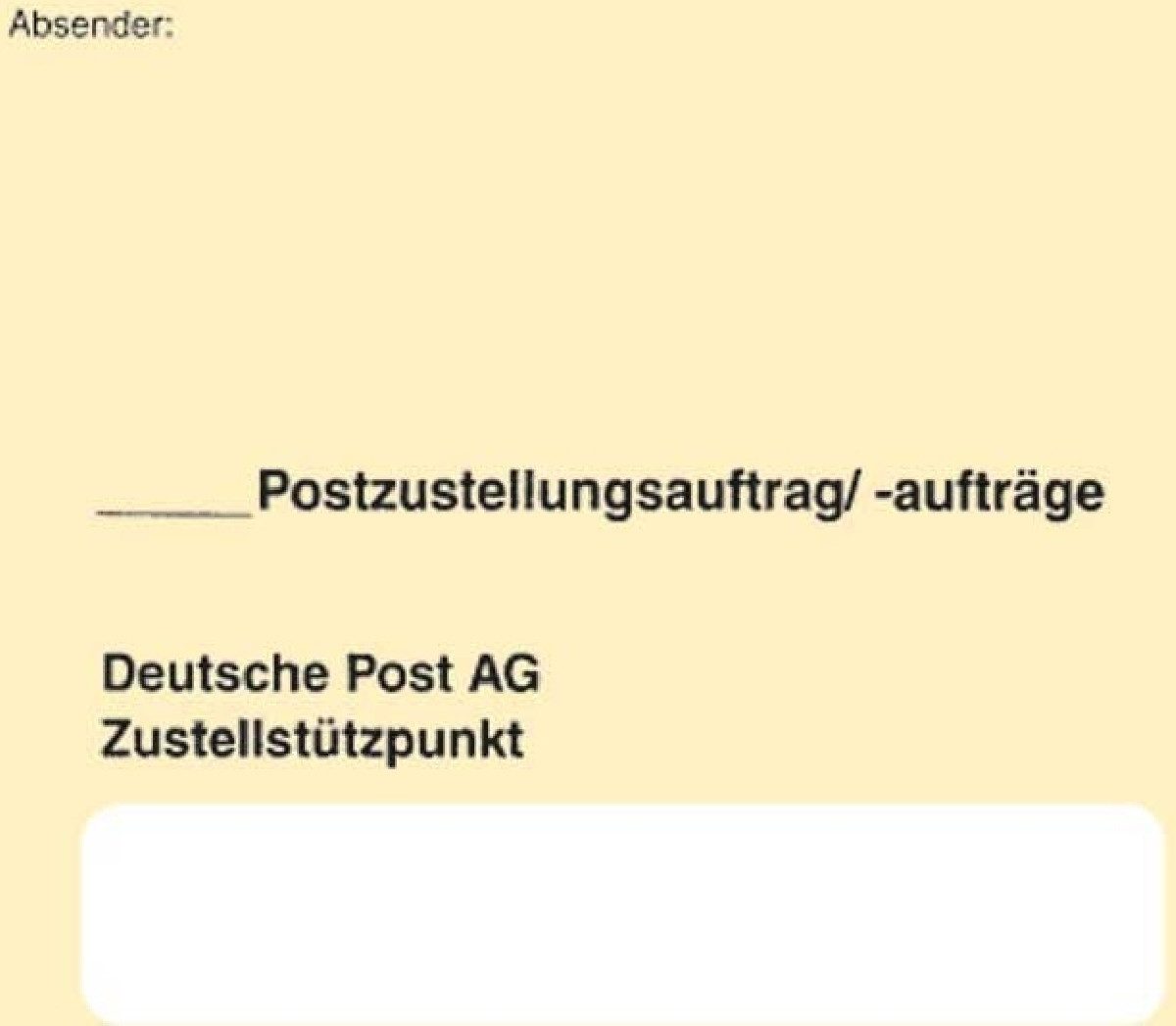 RNK Verlag Versandtasche Postzustellung Äußerer Umschlag 235x120mm mit Fenster nassklebend VE=1