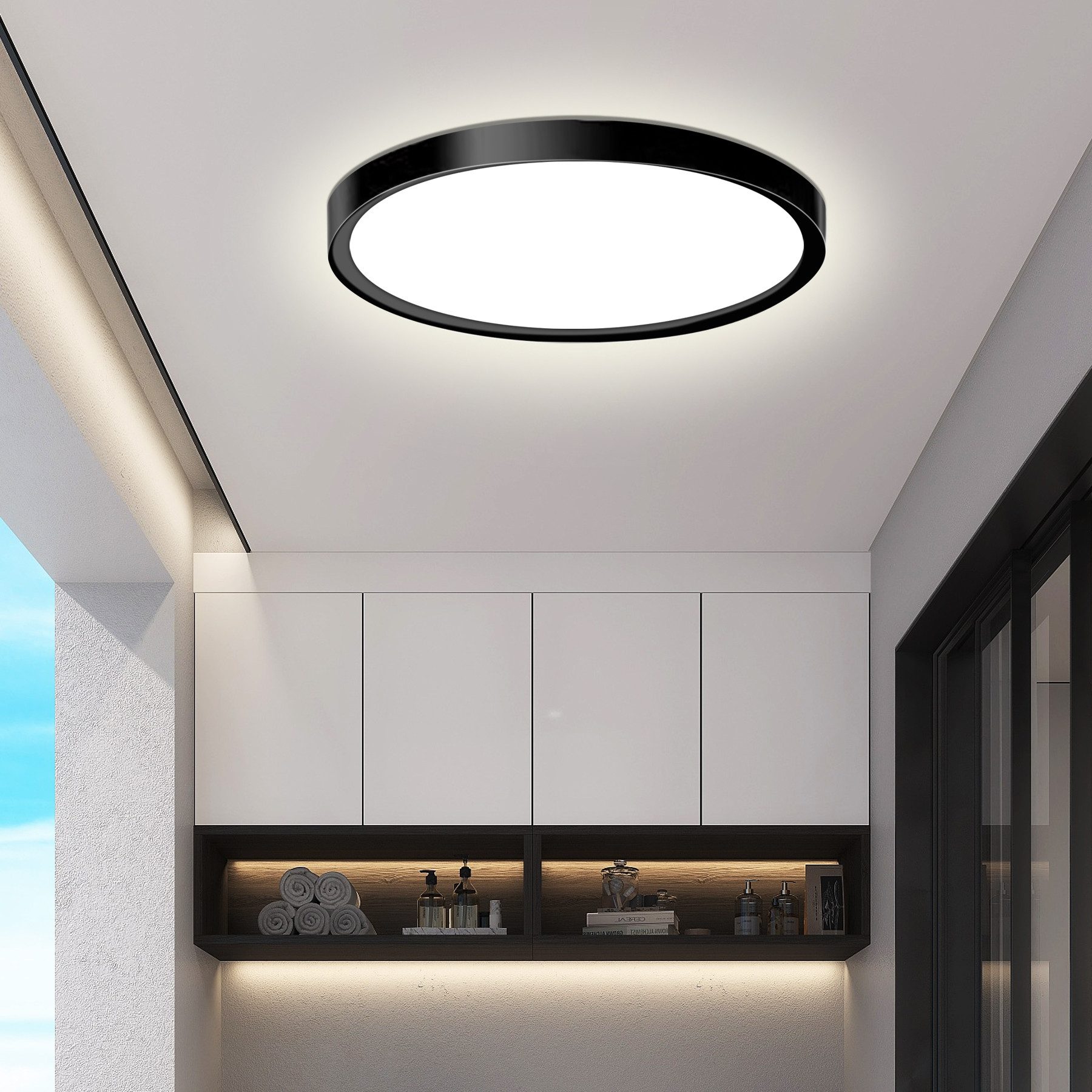 Senmudi Deckenleuchte Deckenlampe LED Deckenleuchte Flach günstig online kaufen