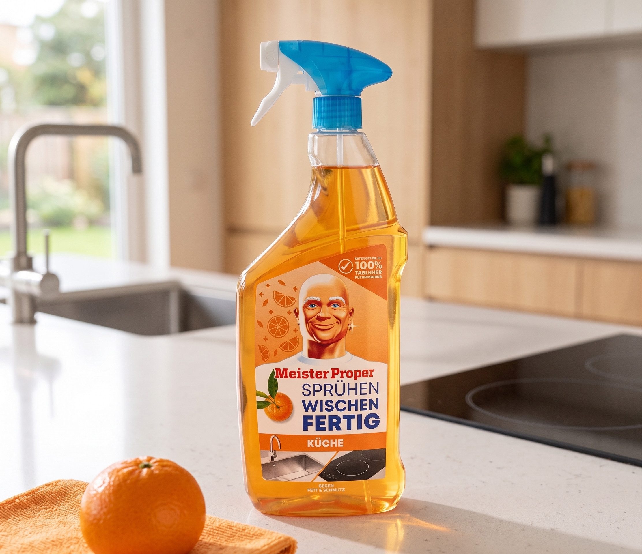 MEISTER PROPER Meister Proper Küchenreiniger Fettentferner Orange, 800 ml Küchenreiniger