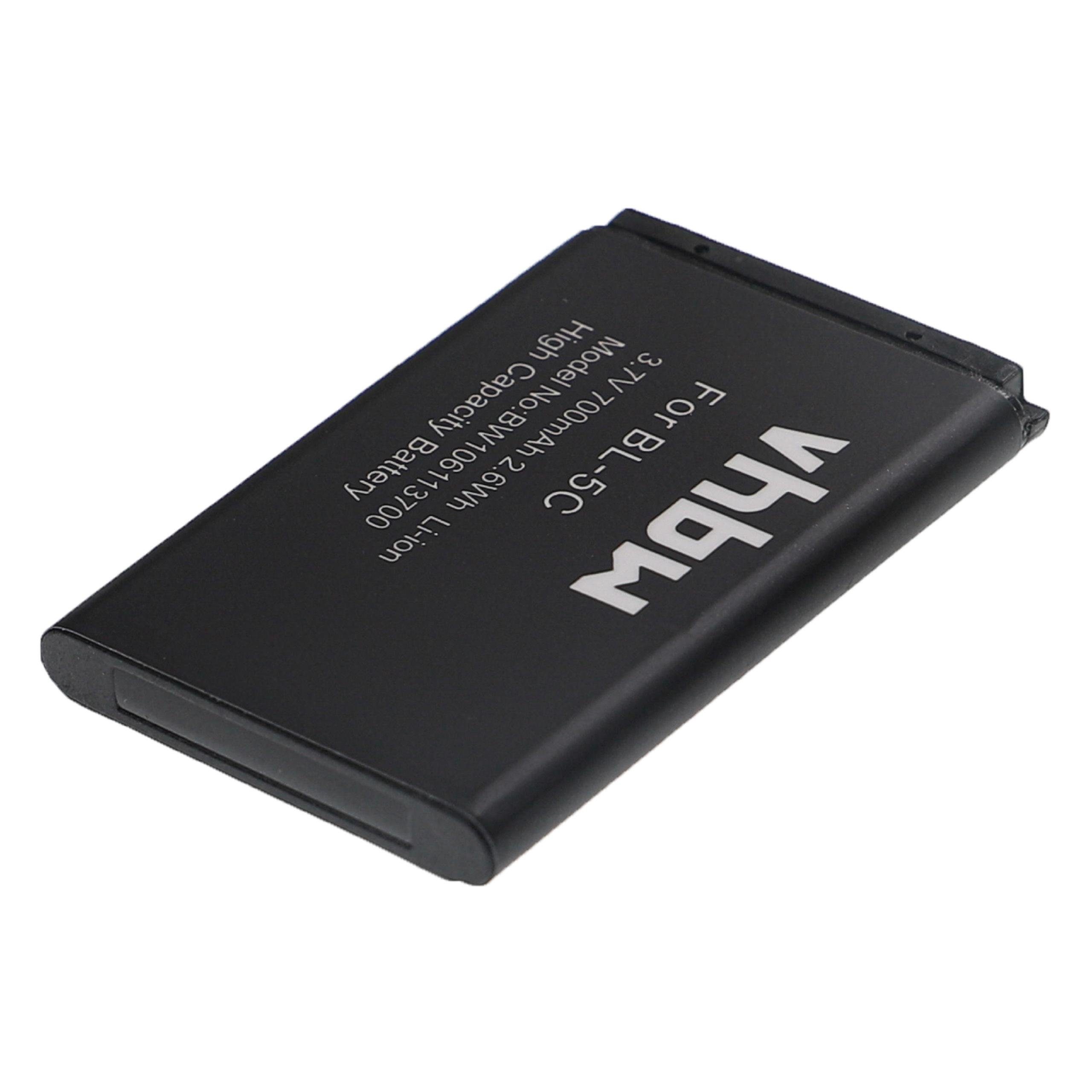 Vhbw batteria compatibile con Hyundai MB-D125, MB-D125 Dual