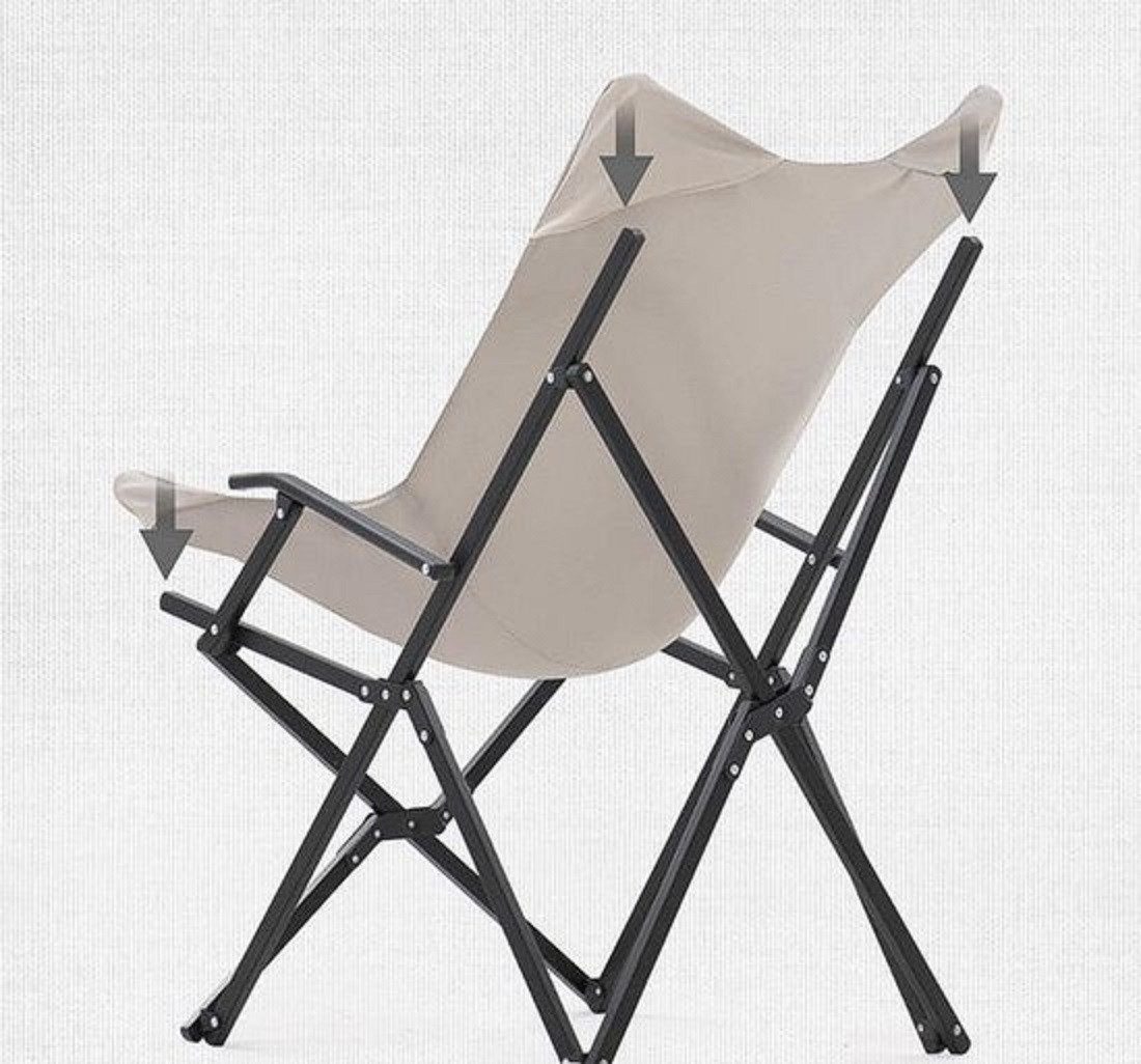 Naturehike Klappstuhl Faltbarer Moon Chair für den Außenbereich, Campingmöbel, tragbar und langlebig, trägt bis zu 120 kg