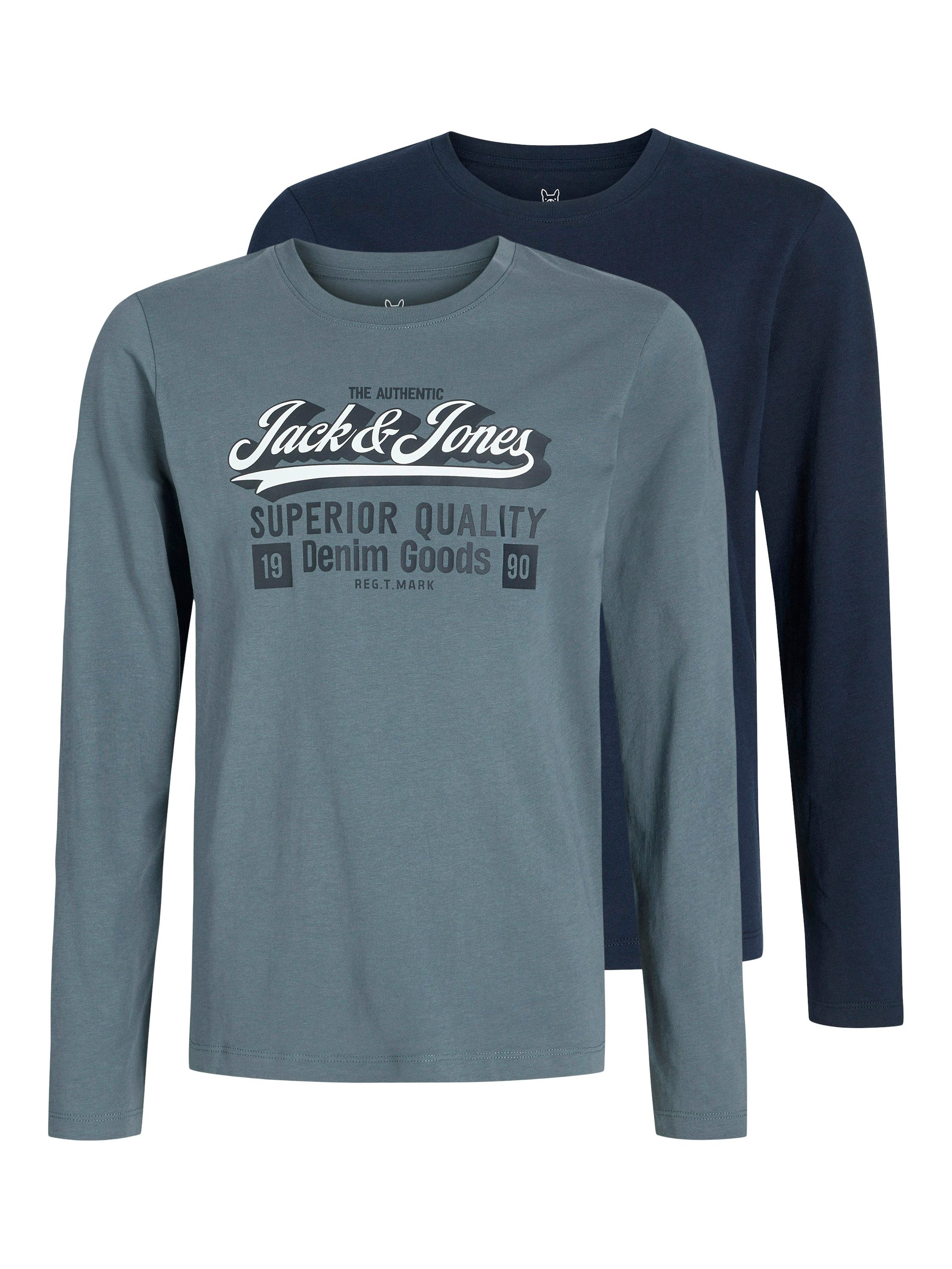 Jack & Jones Junior Langarmshirt JJELOGO günstig online kaufen