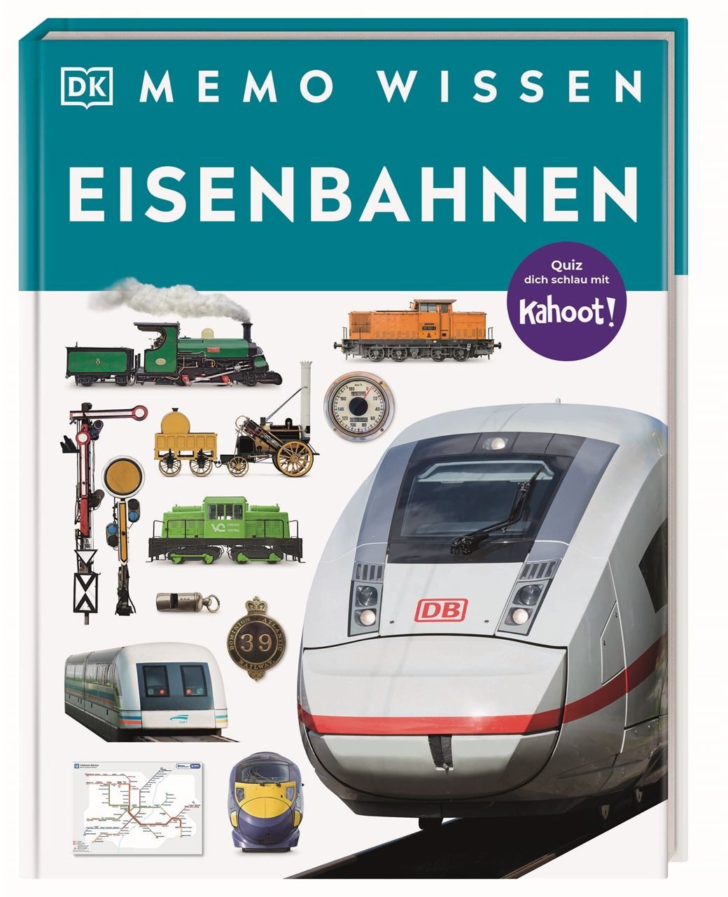 Memo Wissen. Eisenbahnen / John Coiley, Dampfloks, Luxuszüge, ICE: Kompetentes Sachwissen und kahoot-Quizfragen. Für Kinder ab 8 Jahren