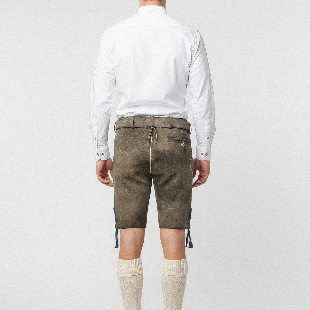 Spieth & Wensky Trachtenlederhose Fendo Herren (1-tlg) Trachtenlederhose, Trachtenhose, Bayerische Lederhose, Oktoberfest