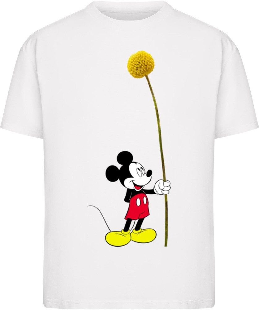 Merchcode T-Shirt Mickey Flower Tee günstig online kaufen