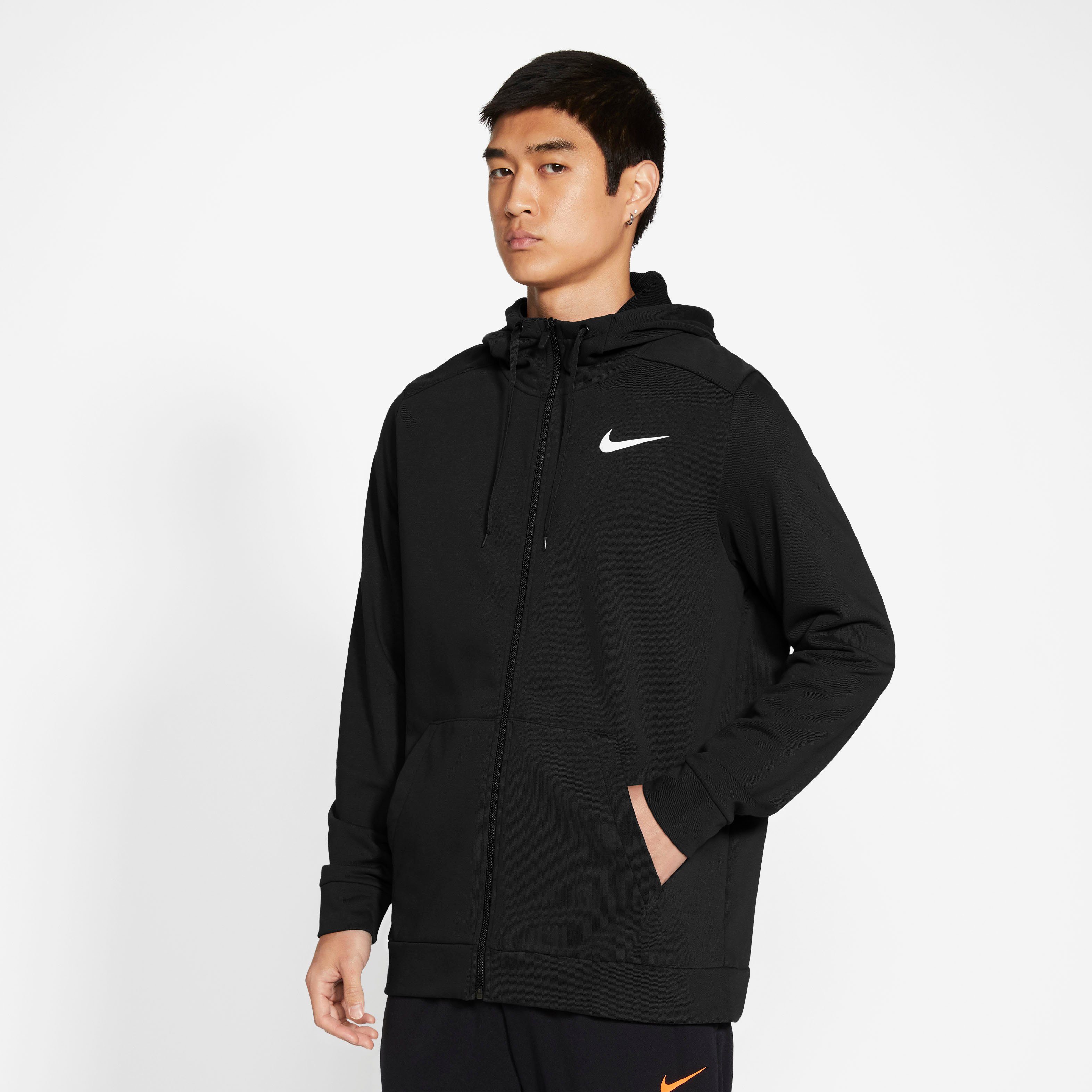 Nike Kapuzensweatjacke DRI-FIT MEN'S FULL-ZIP TRAINING HOODIE schwarz