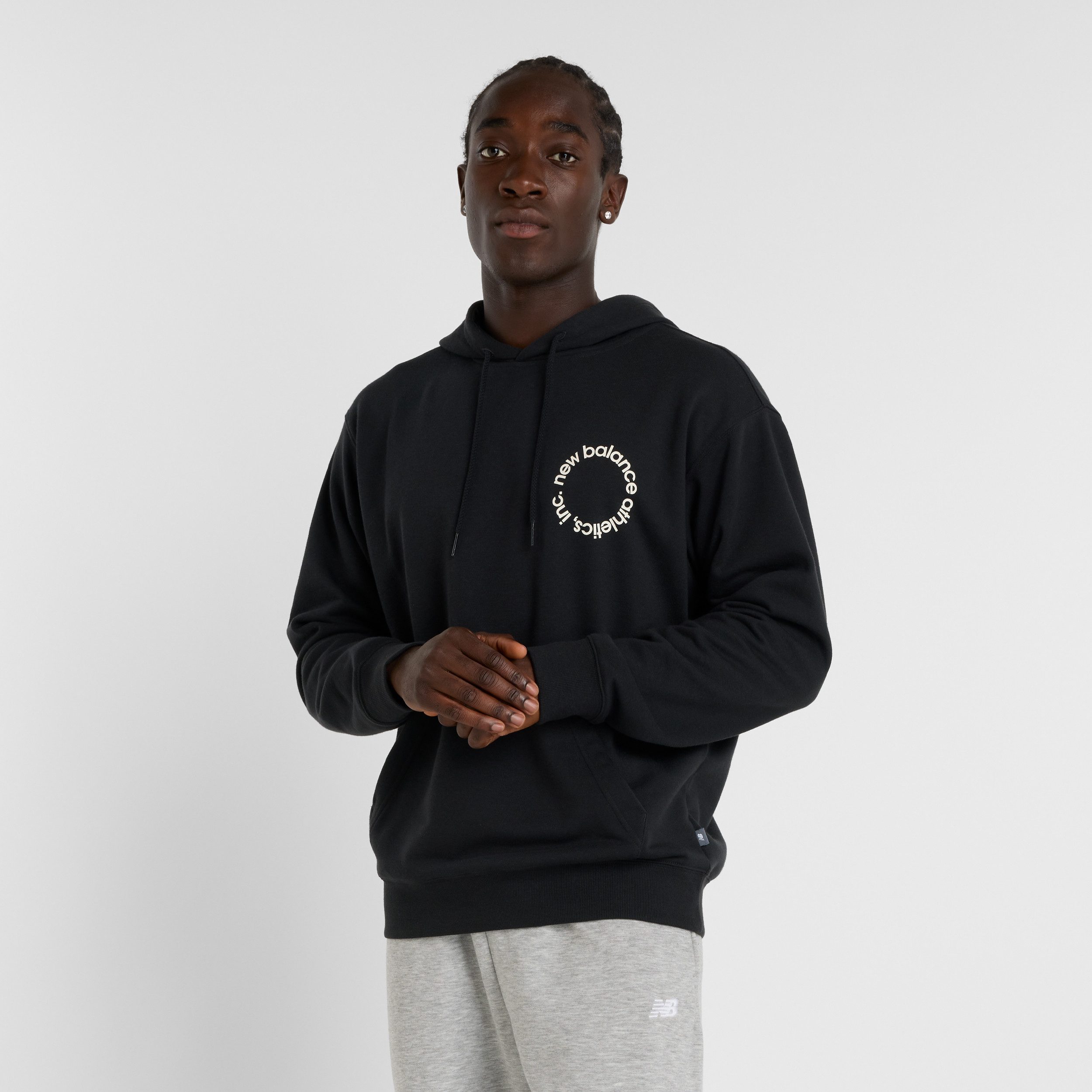 New Balance Kapuzensweatshirt Circular Logo Hoodie günstig online kaufen