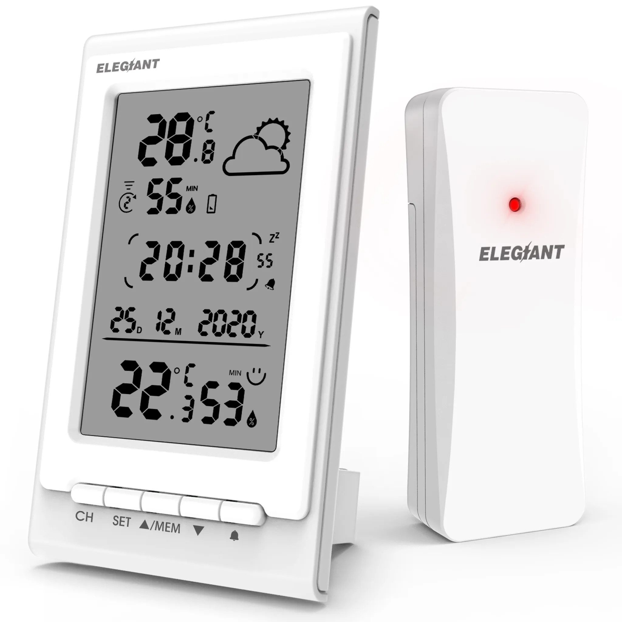 ELEGIANT Гигрометры EOX-9901 Thermo-Hygrometer – Dein Raumklima, auf einen Blick